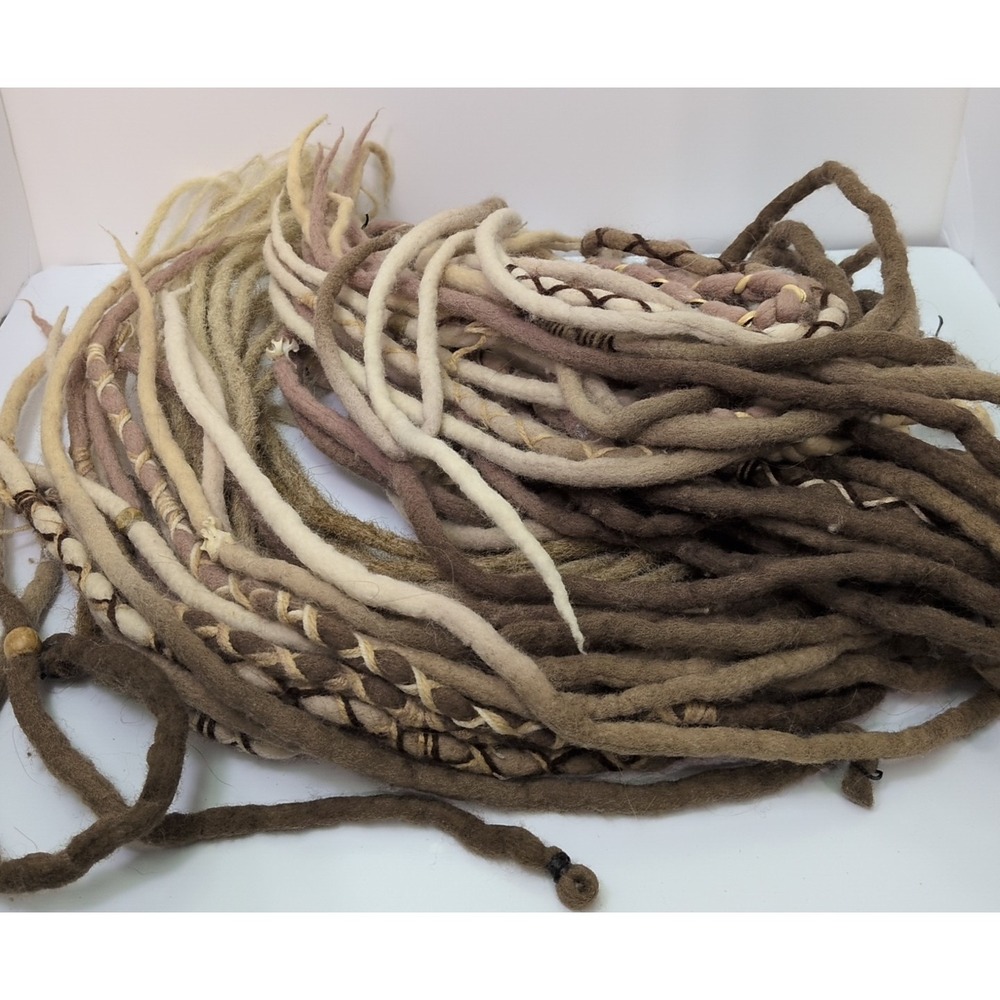 Dread Forest Wool Extensions Single And Double 18"‎